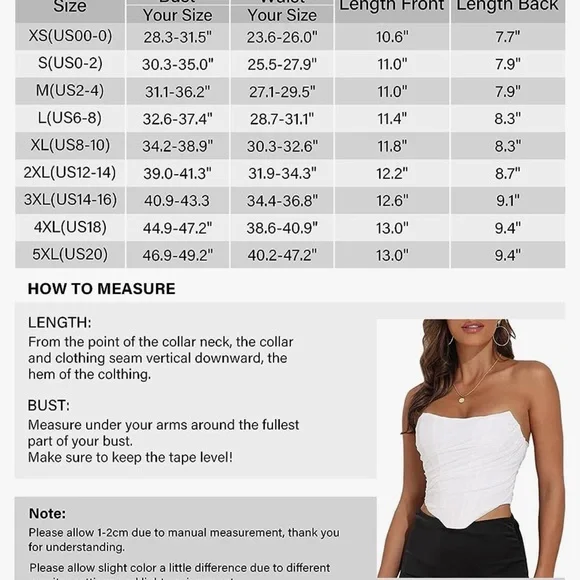 Women's Vintage Strapless Open Back Boned Mesh Bustier Zip Back Corset - Picture 6 of 6